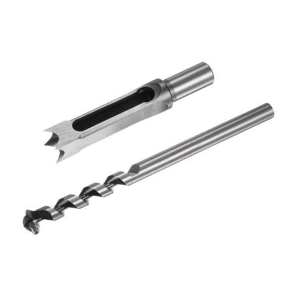 Uxcell Square Mortise Chisel Drill Bit High Carbon Steel-1