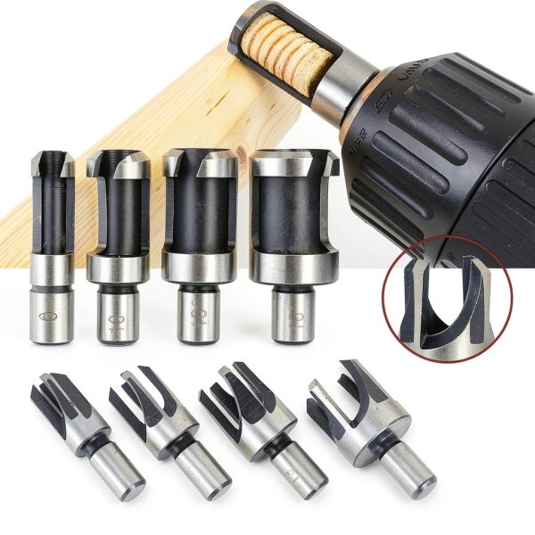 Findmall Plug Cutter Set Carbon Steel Titanium Coated Tools-3