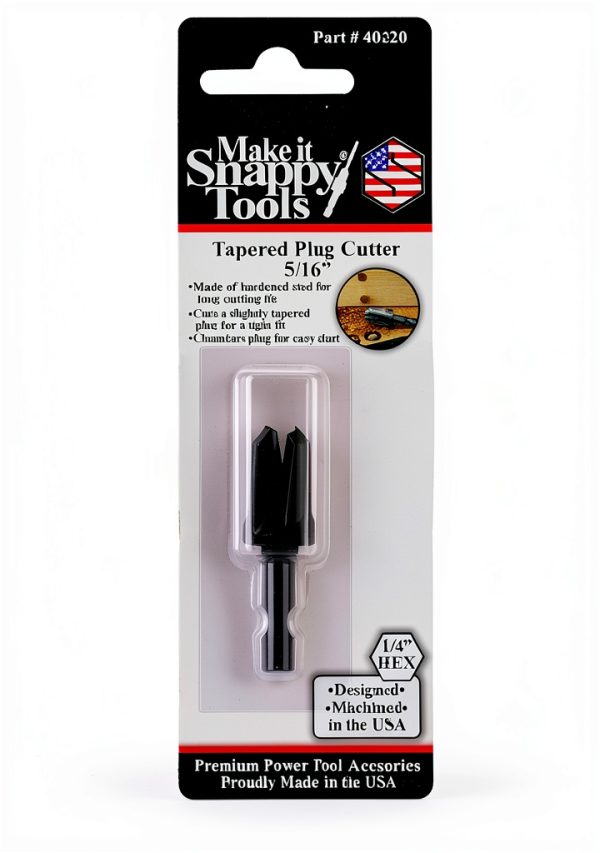 Plug Cutter Make it Snappy Alloy Steel Hex Drive Brad Point-2