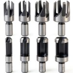 Eyech Wood Plug Cutter Set Carbon Steel Multiple Sizes-0