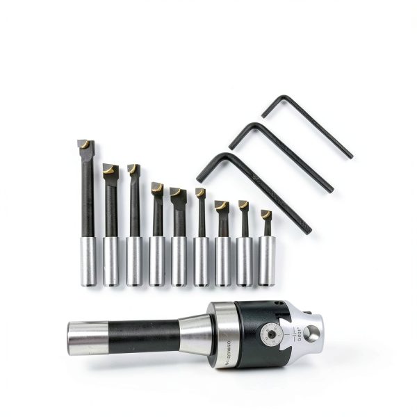 ALL-CARB Boring Head R8 Shank Carbide Bar Precision-1