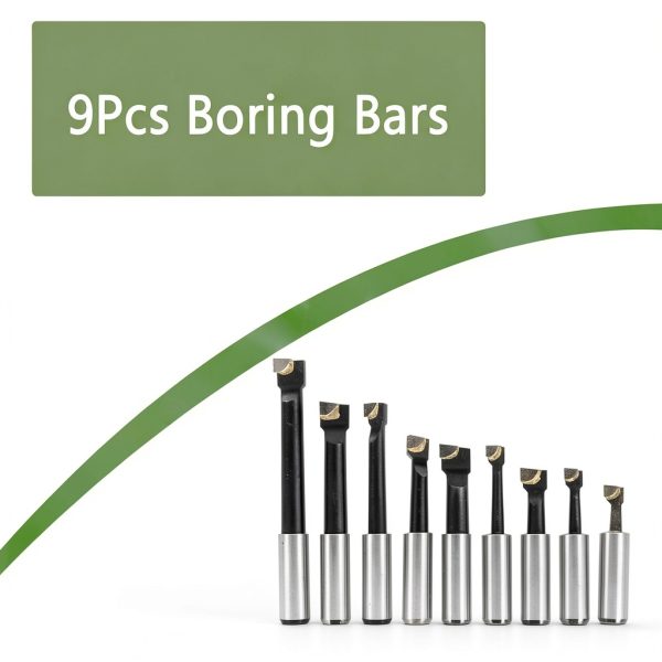 ALL-CARB Boring Head R8 Shank Carbide Bar Precision-4