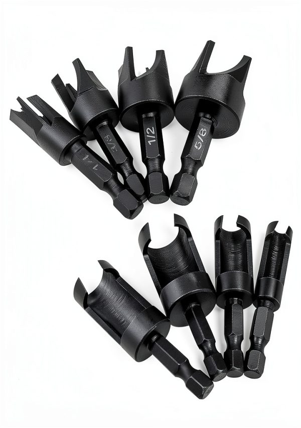 Yakamoz Wood Plug Cutters Carbon Steel Drill Bits Set-2
