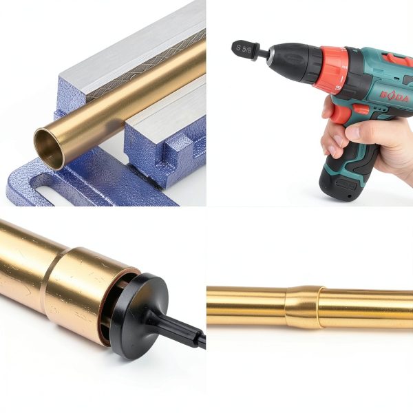 CeyMlem HVAC Copper Tube Expander Tool 6 Sizes Drill Bit-2