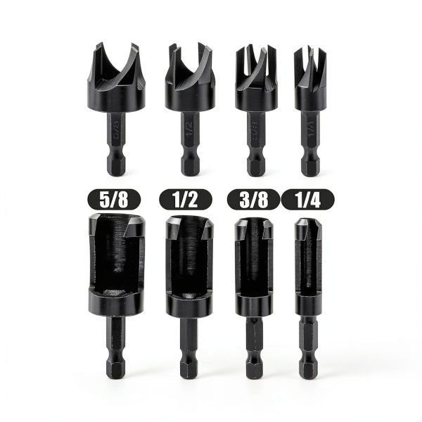 Yakamoz Wood Plug Cutters Carbon Steel Drill Bits Set-3