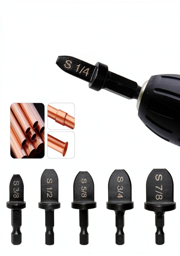 Cansookay Copper Pipe Swaging Drill Bit Set Efficient-2
