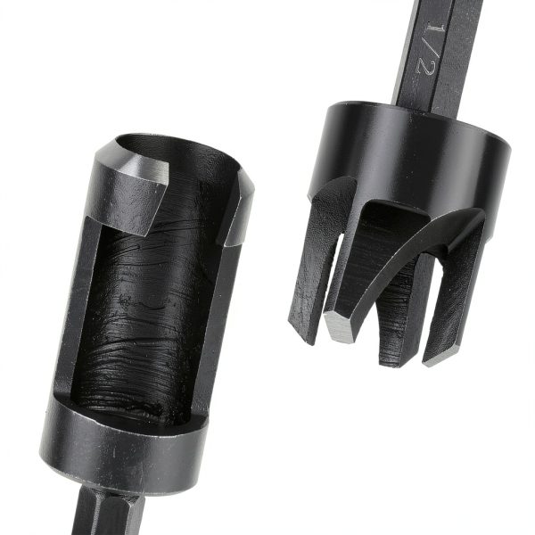 QWORK Boring Drill Plug Set Carbon Steel 5/8"-1/4"-2