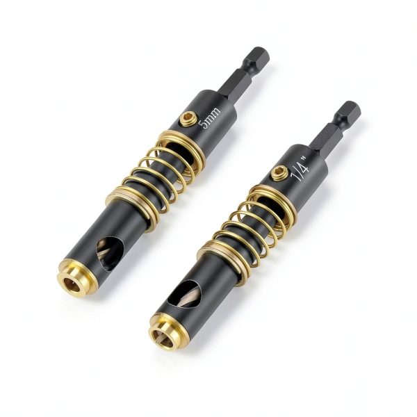 MorningRo Copper Hinge Drill Bits 5mm 1/4in Set-1