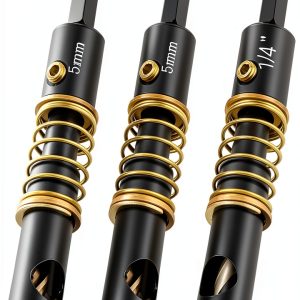 MorningRo Copper Hinge Drill Bits 5mm 1/4in Set-0