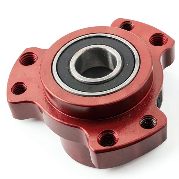DJ-Motor Red 5/8 Front Wheel Hub with Sealed Bearings for Go Kart-1
