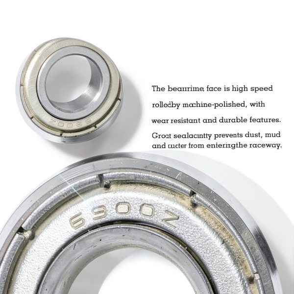 Cautyfky Mini Bike Steering Bearings Kit 6900Z Chrome Steel Wide Fit-4