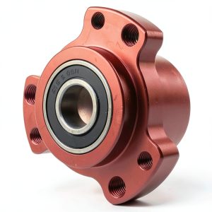 DJ-Motor Red 5/8 Front Wheel Hub with Sealed Bearings for Go Kart-0