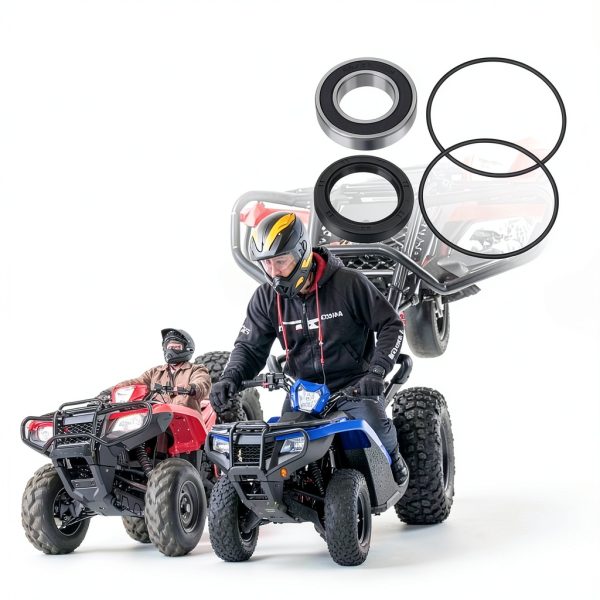 JAVIK ATV Ball Bearing Kit for Foreman Rancher – Steel & Rubber Seals-5