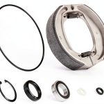 JAVIK Honda ATV Brake Shoe & Bearing Kit for TRX250 Series 1997-2022-0