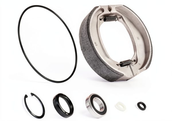 JAVIK Honda ATV Brake Shoe & Bearing Kit for TRX250 Series 1997-2022-0