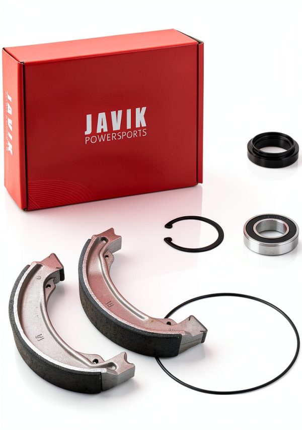 JAVIK Honda ATV Brake Shoe & Bearing Kit for TRX250 Series 1997-2022-6