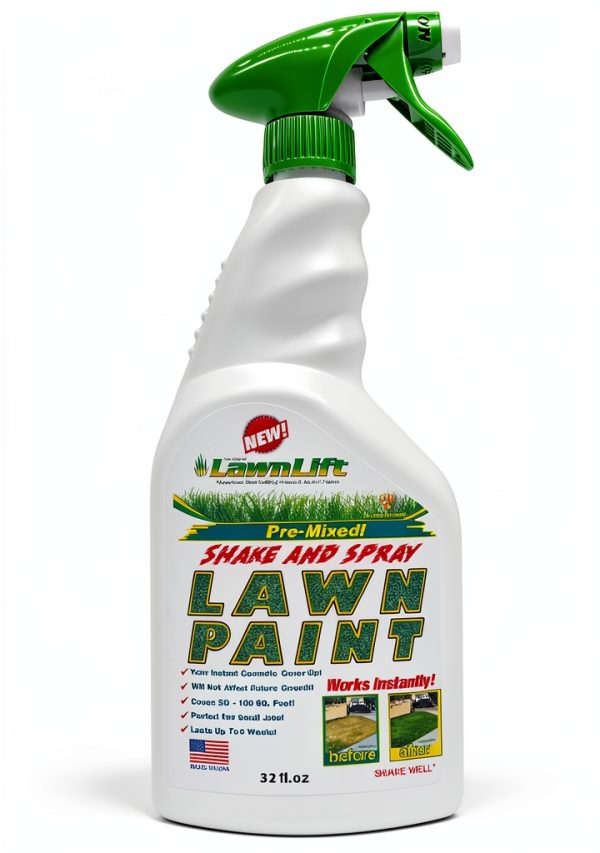LawnLift 32-Oz Pre-Mixed Lawn Paint Spray Bottle - Non-Toxic Cover-0