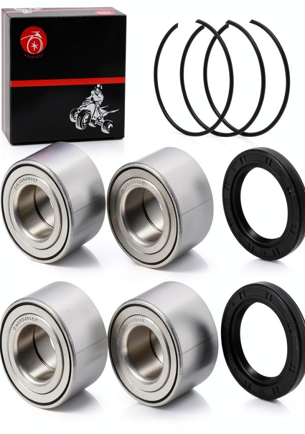 Front Rear Heavy Duty Wheel Bearing 30x60x37mm & CIRCLIP For Can-Am Maverick Commander Outlander Renegade Max 330 400 450 500 570 650 800 80 1000 Defender HD10 HD8 DS450 293350118 293350040 293350150-2