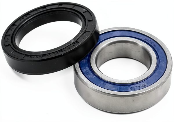 Alpha Rider Left Rear Axle Wheel Hub Bearing Seal Kit for Honda ATV-4