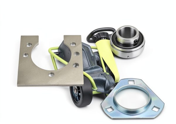1" Live Axle Bearing Kit for Go-Karts Mini Bikes/Trikes/Off Road ATV with 3 Hole Flangettes Mount Hangers-4