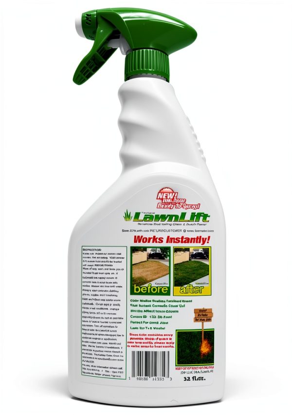 LawnLift 32-Oz Pre-Mixed Lawn Paint Spray Bottle - Non-Toxic Cover-1