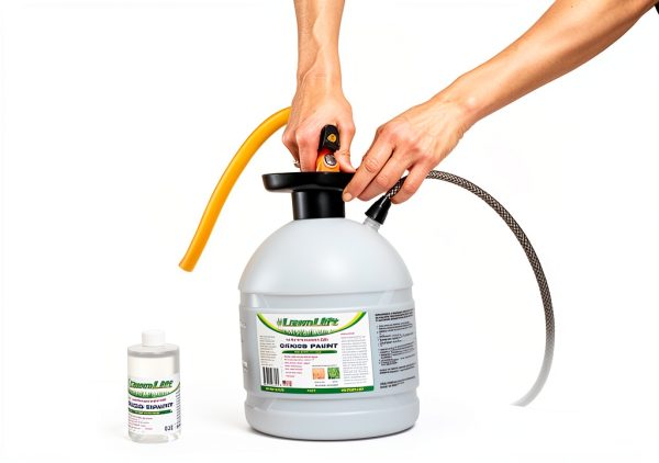 LawnLift Grass Painting Kit 1 Gallon Sprayer with 64oz Paint-1