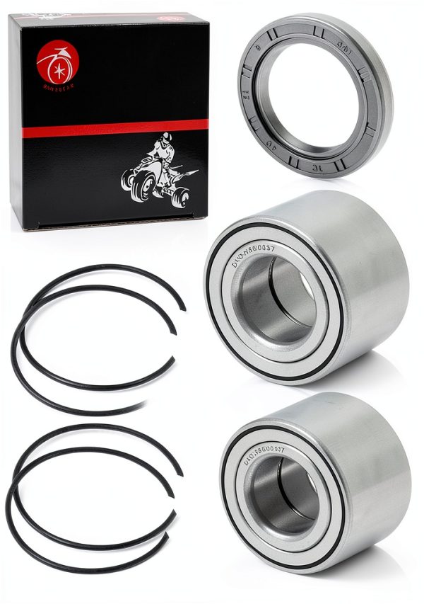 Front Rear Heavy Duty Wheel Bearing 30x60x37mm & CIRCLIP For Can-Am Maverick Commander Outlander Renegade Max 330 400 450 500 570 650 800 80 1000 Defender HD10 HD8 DS450 293350118 293350040 293350150-1