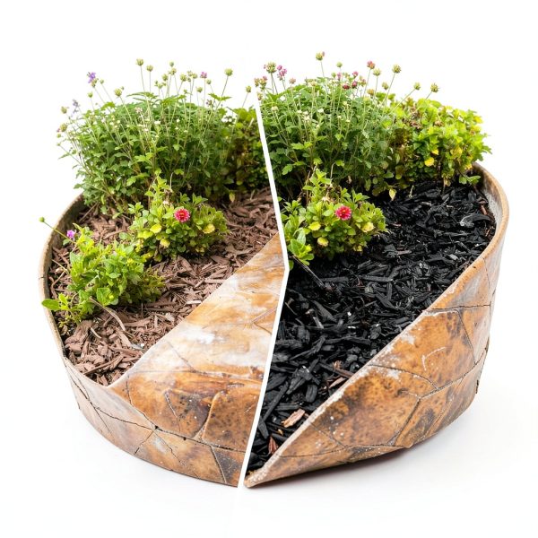 Teexpert 2-in-1 Black Mulch Dye & Glue, 1 Gallon Strong Adhesive for Landscaping, Ready to Use, Fast Dry Landscape Rock Glue, Gravel Lock, Binder & Pea Gravel Stabilizer-4