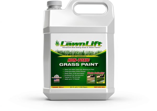 Lawnlift Ultra Concentrated (Green) Grass Paint 64oz. Covers up to 2000 sq feet* Coverage Will Vary depending on Condition of Grass, Sprayer Setting, Dilution Ratio and Desired Shade.-0