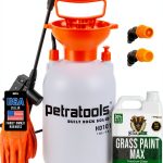 PetraMax Grass Paint for Lawn Sprayer Bundle - (32oz Grass Paint Max, 1 Gallon Pump Sprayer, Gloves) Green Grass Spray for Lawn, Lawn Dye, Grass Dye, Lawn Paint, Green Grass Spray Paint, Turf Paint-0