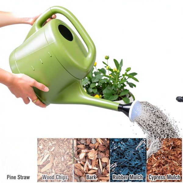 Teexpert 2-in-1 Brown Mulch Dye & Glue, 34OZ Strong Mulch Glue for Landscaping Ready to Use, Fast Dry Landscape Rock Glue, Mulch Adhesive, Gravel Lock, Mulch Glue Binder & Pea Gravel Stabilizer-3
